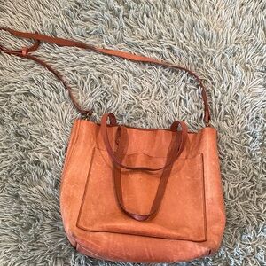 Madewell Brown Leather Tote